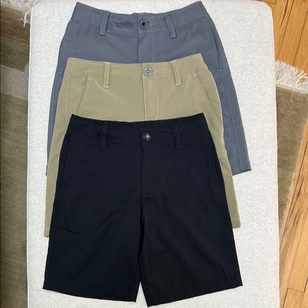 Under Armour Black and Gray Shorts